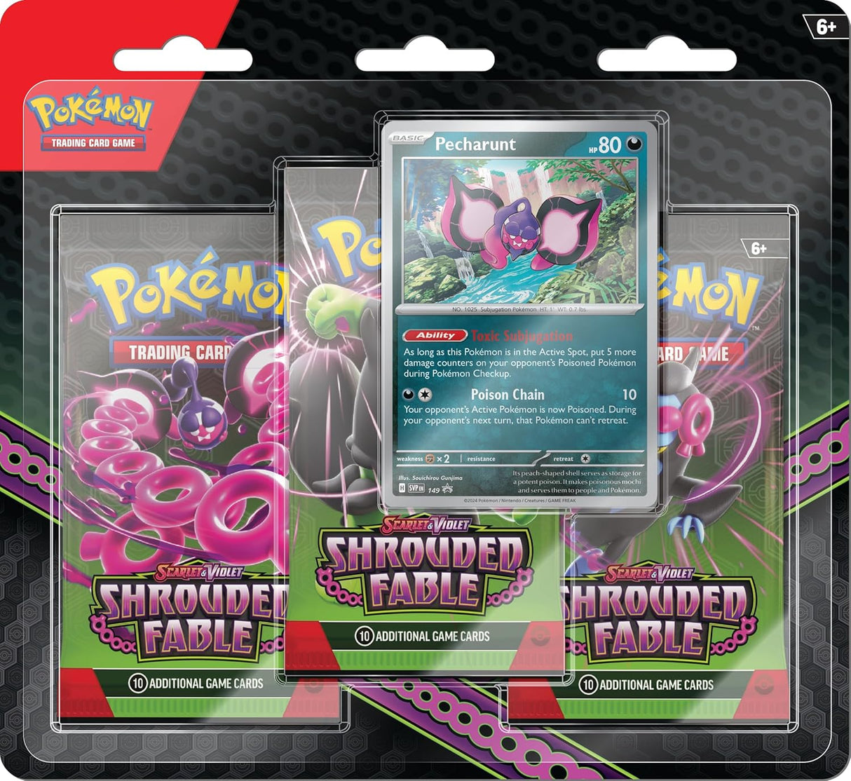 Pokemon Scarlet & Violet Shrouded Fable 3-Pack Blister