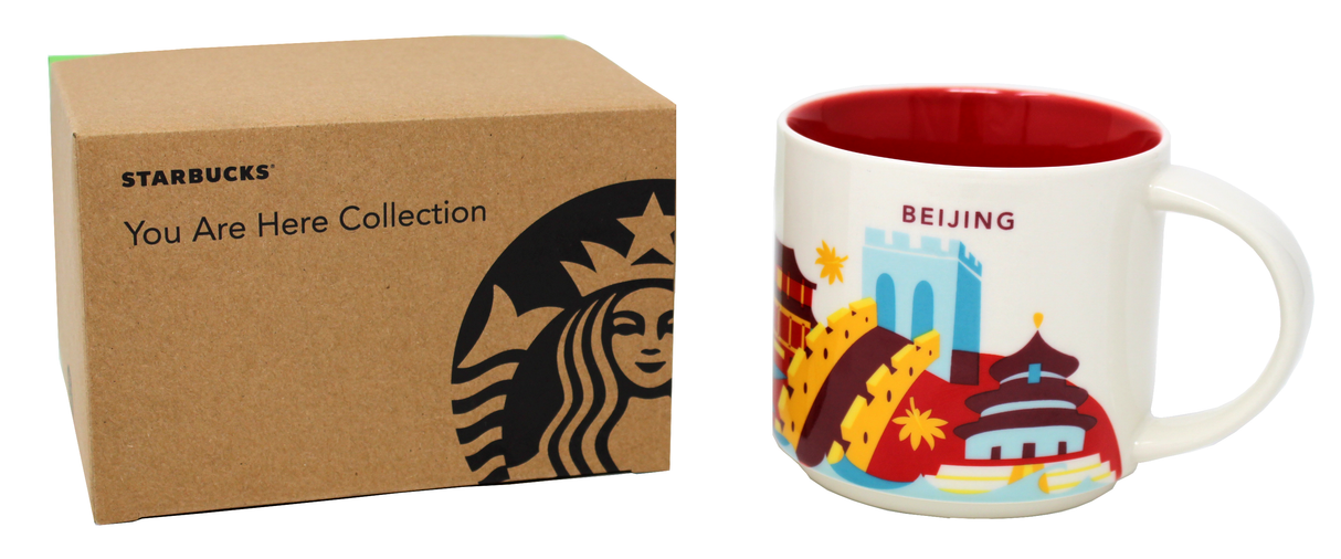 Starbucks You Are Here Series Beijing Ceramic Mug, 14 Oz