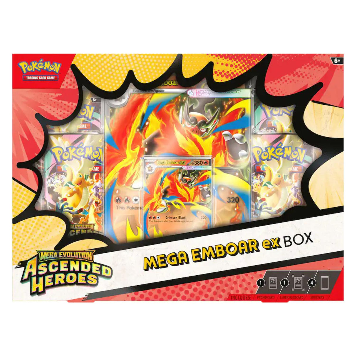 Pokemon ME2.5 Ascended Heroes ex Box | Mega Emboar ex