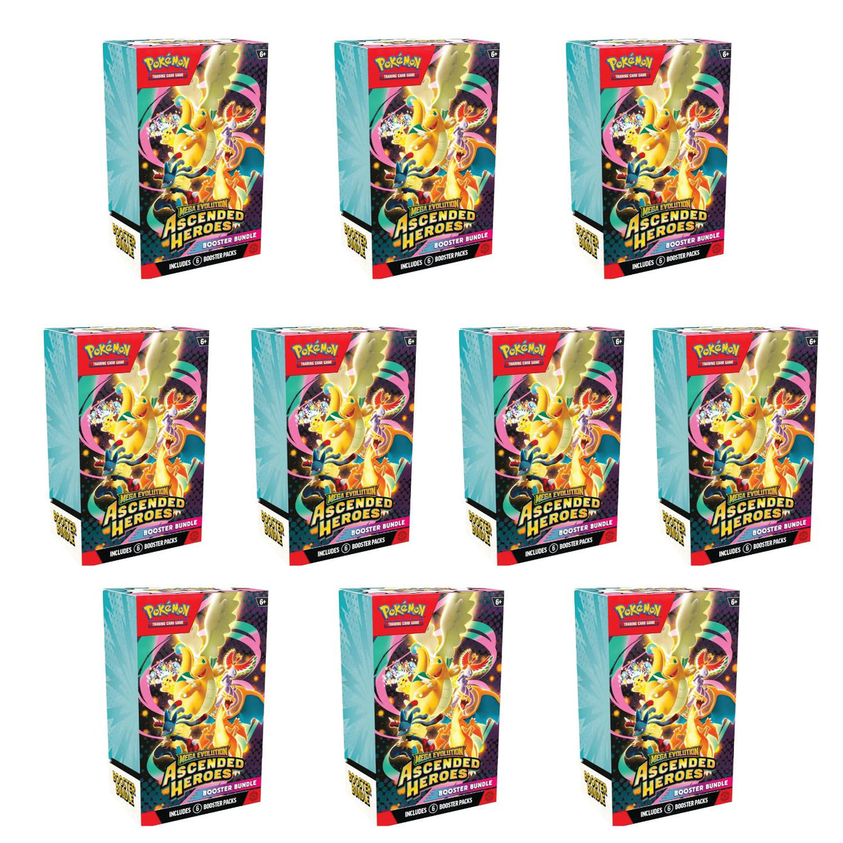 Pokemon ME2.5 Ascended Heroes Booster Bundles (10-Pack)