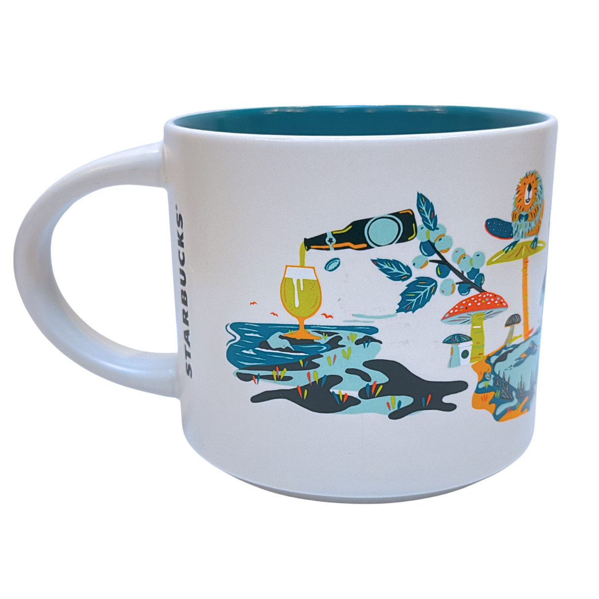 Starbucks Discovery Series Oregon Ceramic Mug, 14 Oz
