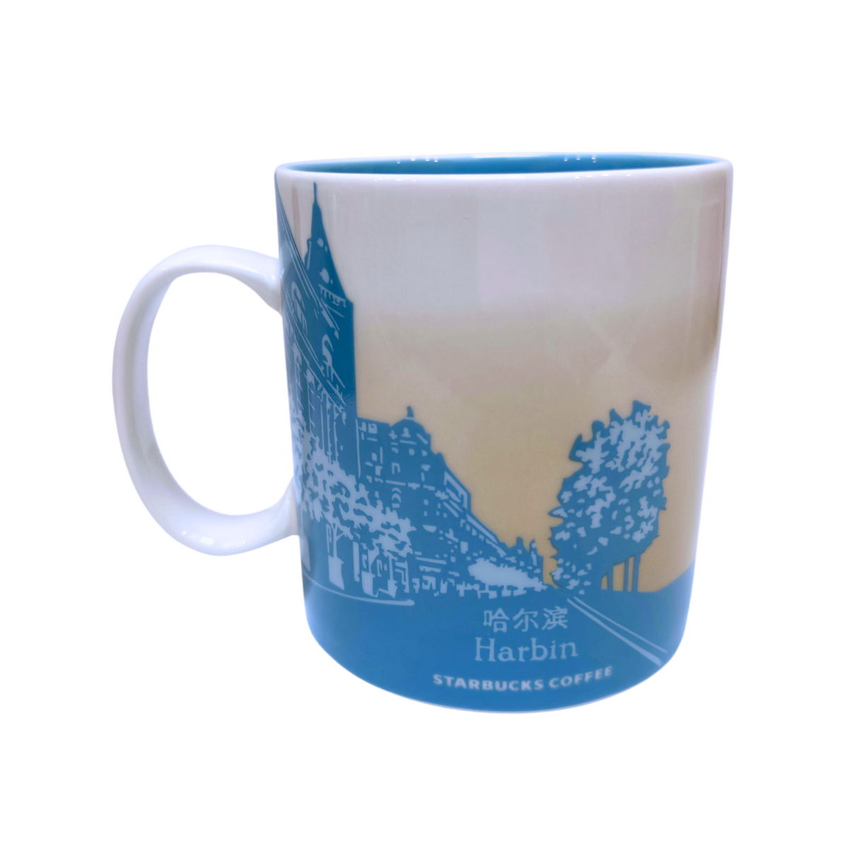 Starbucks Global Icon Series Harbin Ceramic Mug, 16 Oz