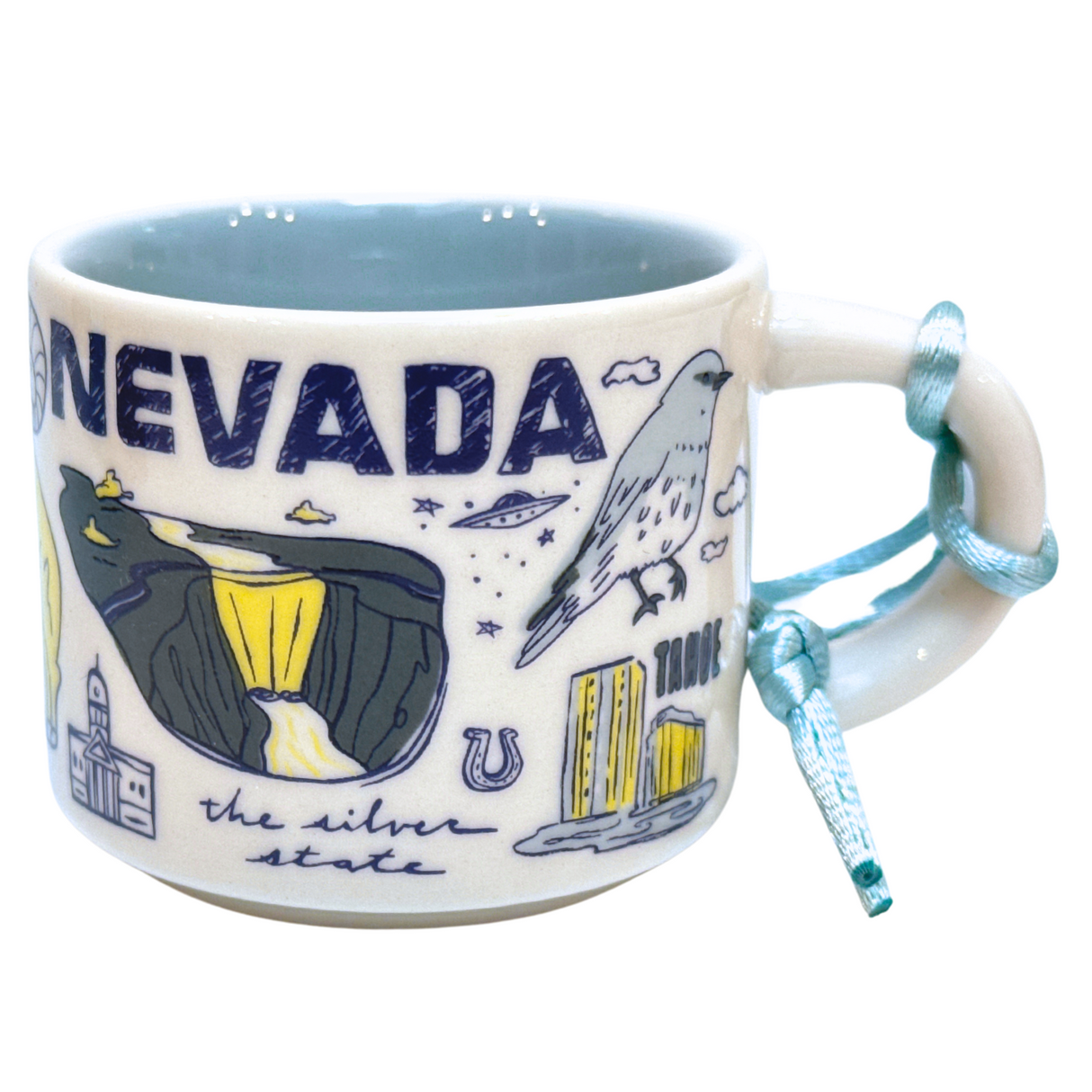Starbucks Been There Series Nevada Ceramic Demitasse Ornament, 2 Oz