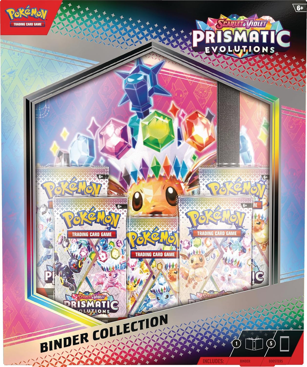 Pokemon SV8.5 Scarlet and Violet Prismatic Evolutions Binder Collection