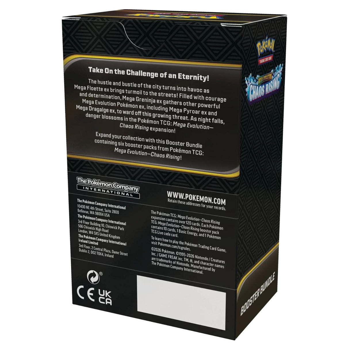 Pokemon ME4 Mega Evolution Chaos Rising Booster Bundles (2-Pack)