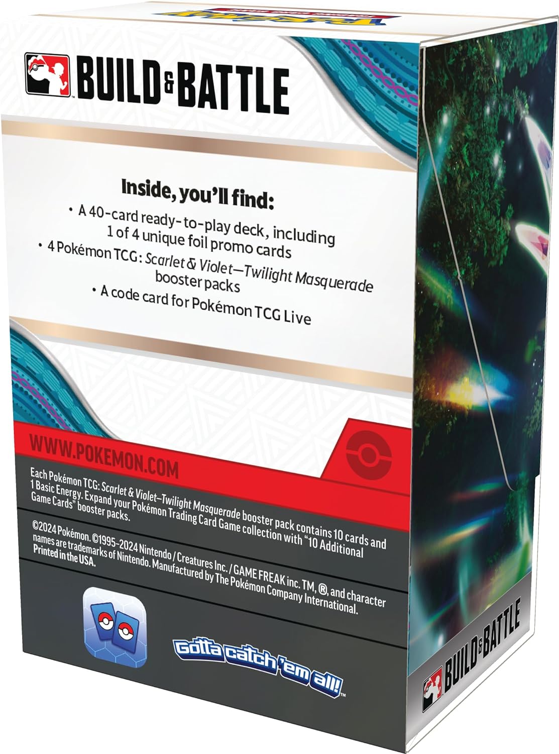 Pokemon Scarlet & Violet Twilight Masquerade Build & Battle Box