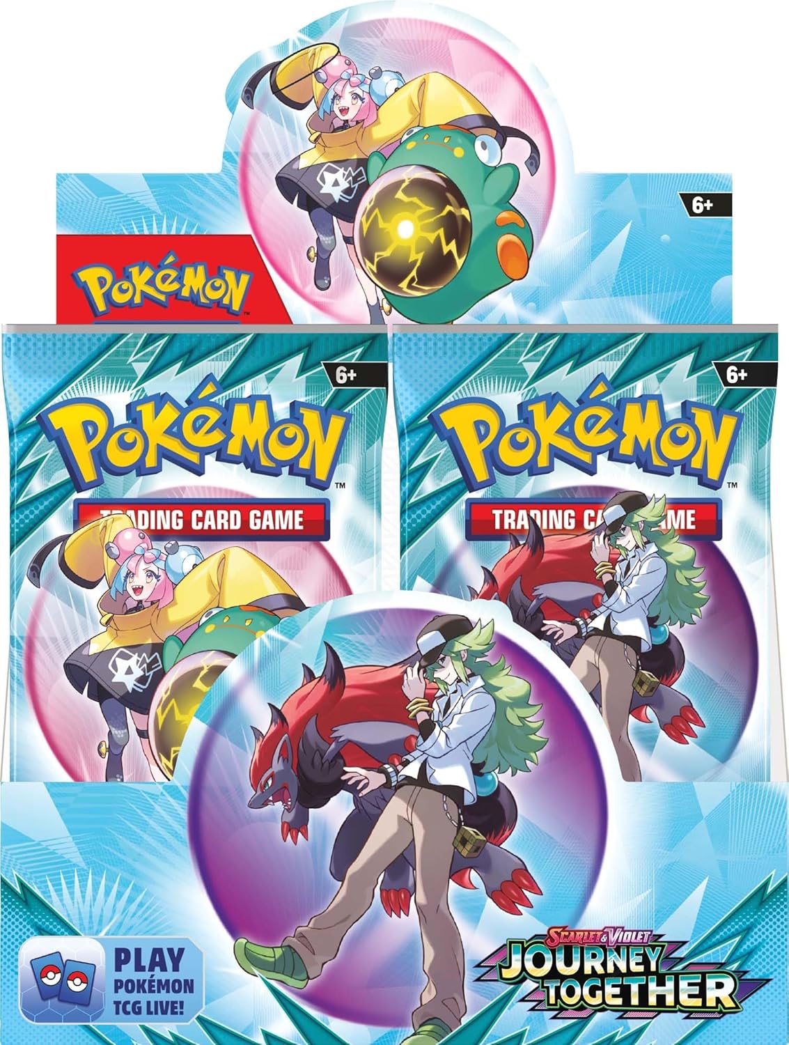 Pokemon Scarlet & Violet Journey Together Enhanced Booster Display with Promo Card