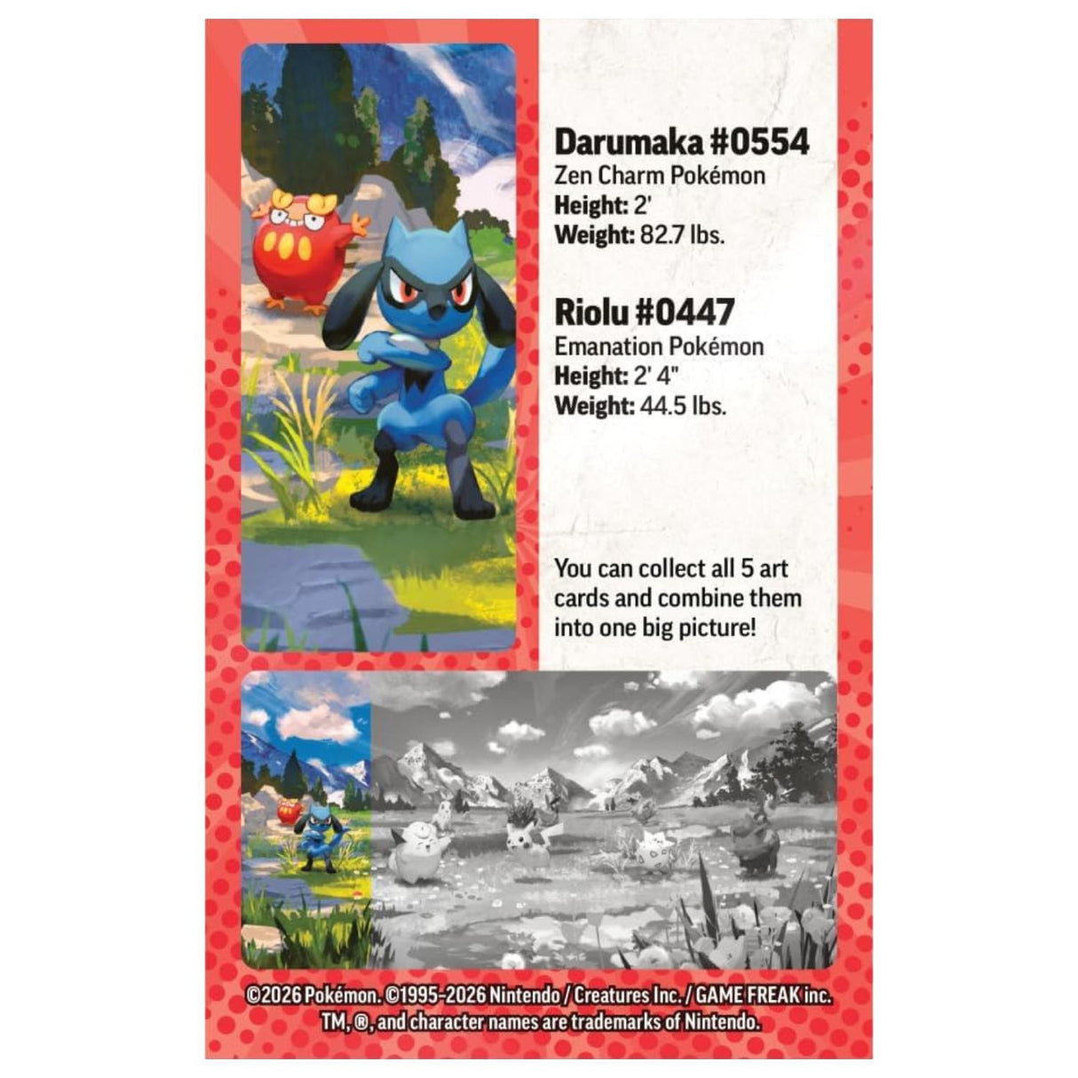 Pokemon ME2.5 Ascended Heroes Mini Tin | Riolu and Darumaka