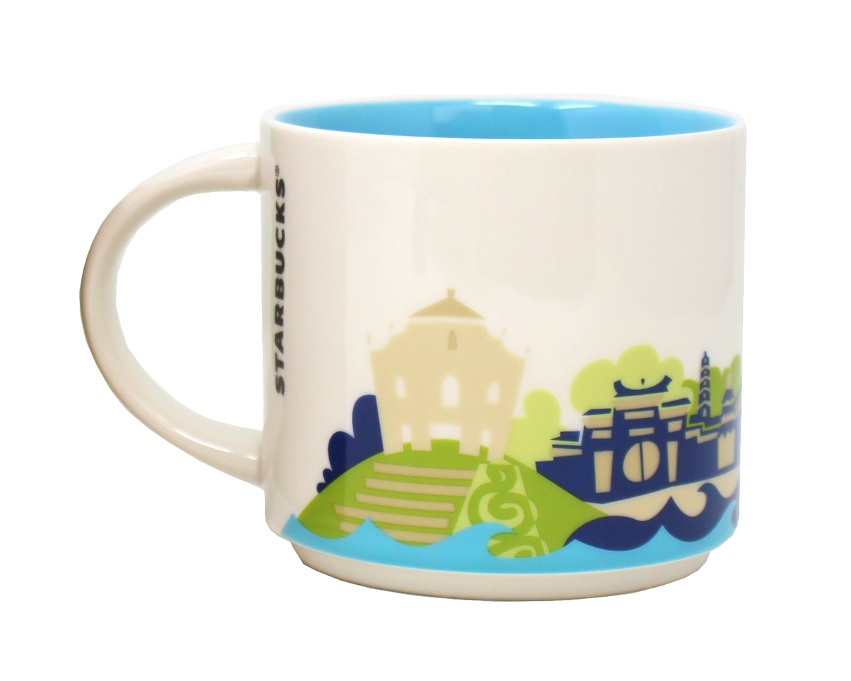 Starbucks You Are Here Series Macau Ceramic Mug, 14 Oz