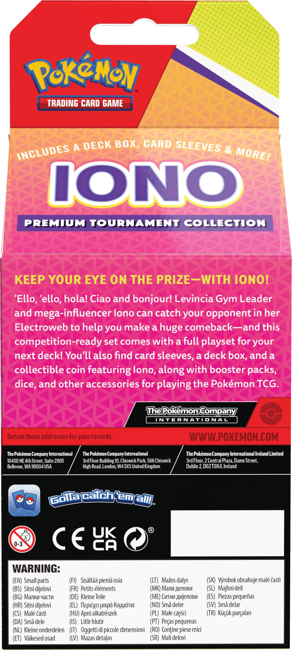 Pokemon Iono Premium Tournament Collection