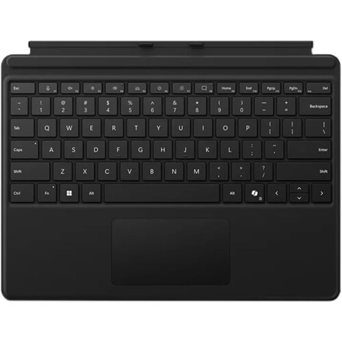 Microsoft Surface Pro Keyboard Without Pen Storage for Surface Pro Copilot+ (11th Edition), Pro 10, 9, 8, and X, Black (Open Box, Like New)