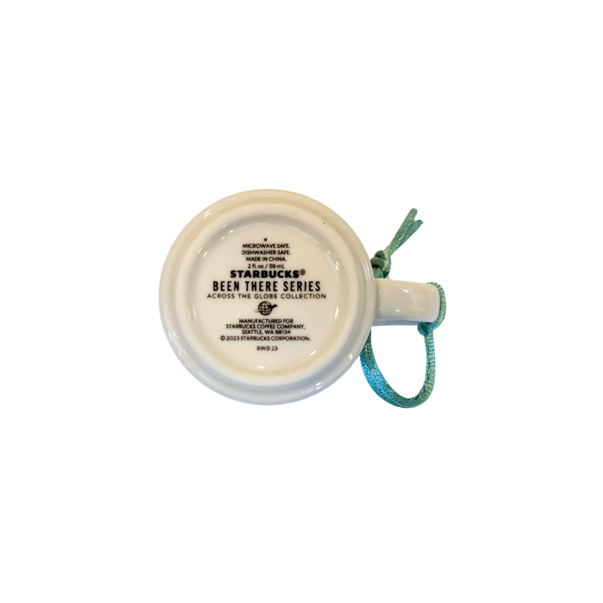 Starbucks Been There Series Hawaii Ceramic Demitasse Ornament, 2 Oz