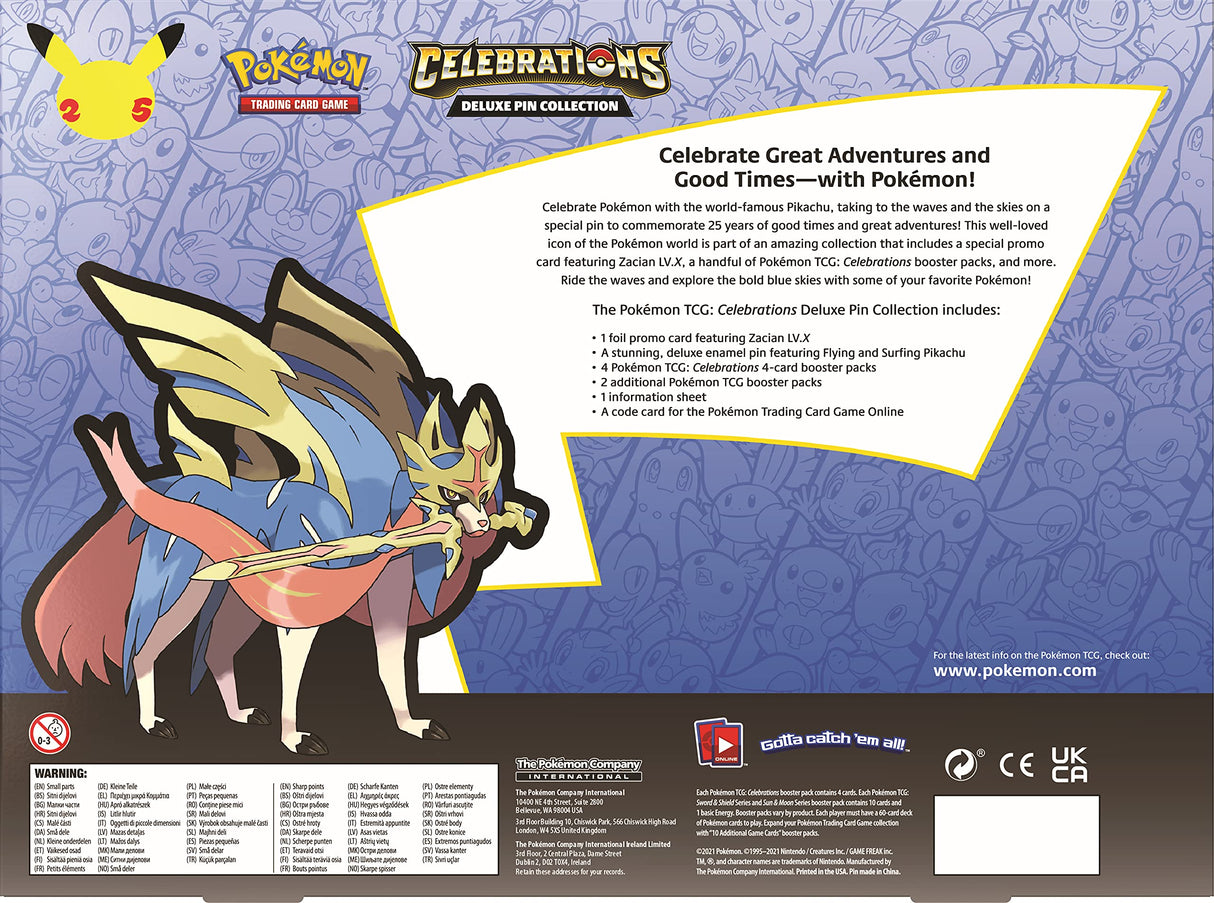 Pokemon TCG: 25th Anniversary Deluxe Pin Collection