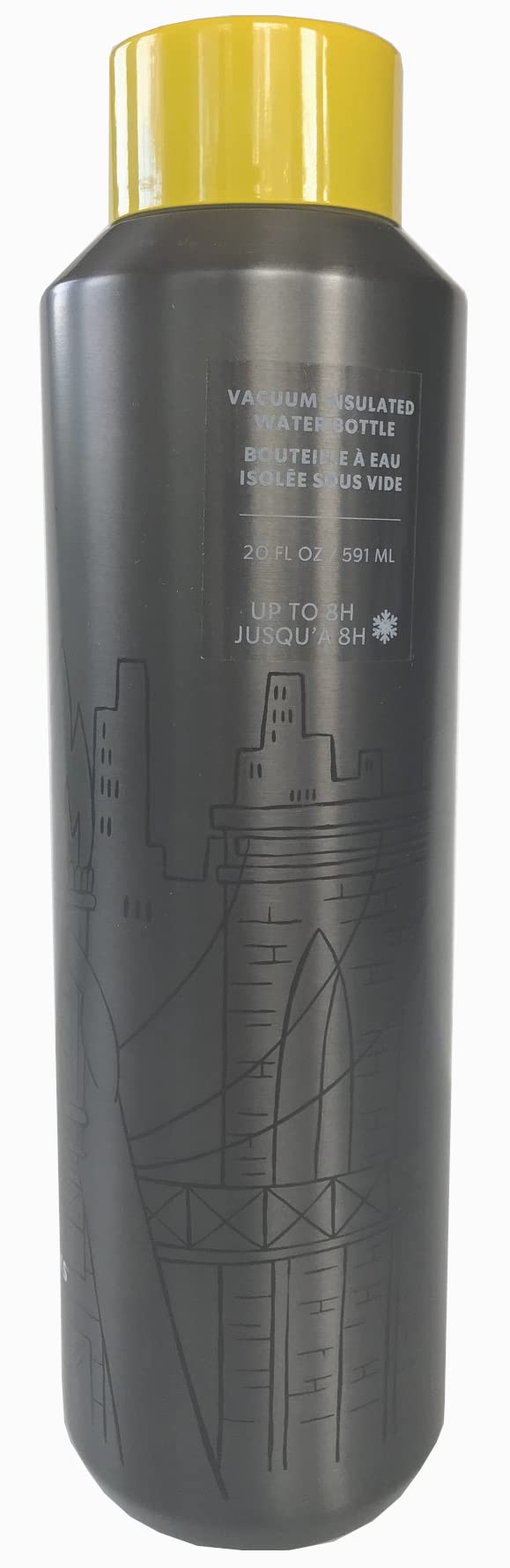 Starbucks New York City Vacuum Insulated Stainless Steel Water Bottle, 20 Oz