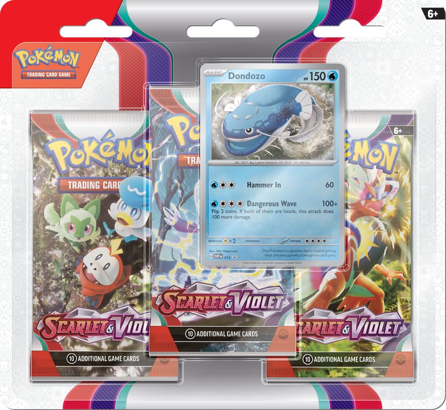 Pokemon Scarlet & Violet | 3-Pack Blister | Dondozo