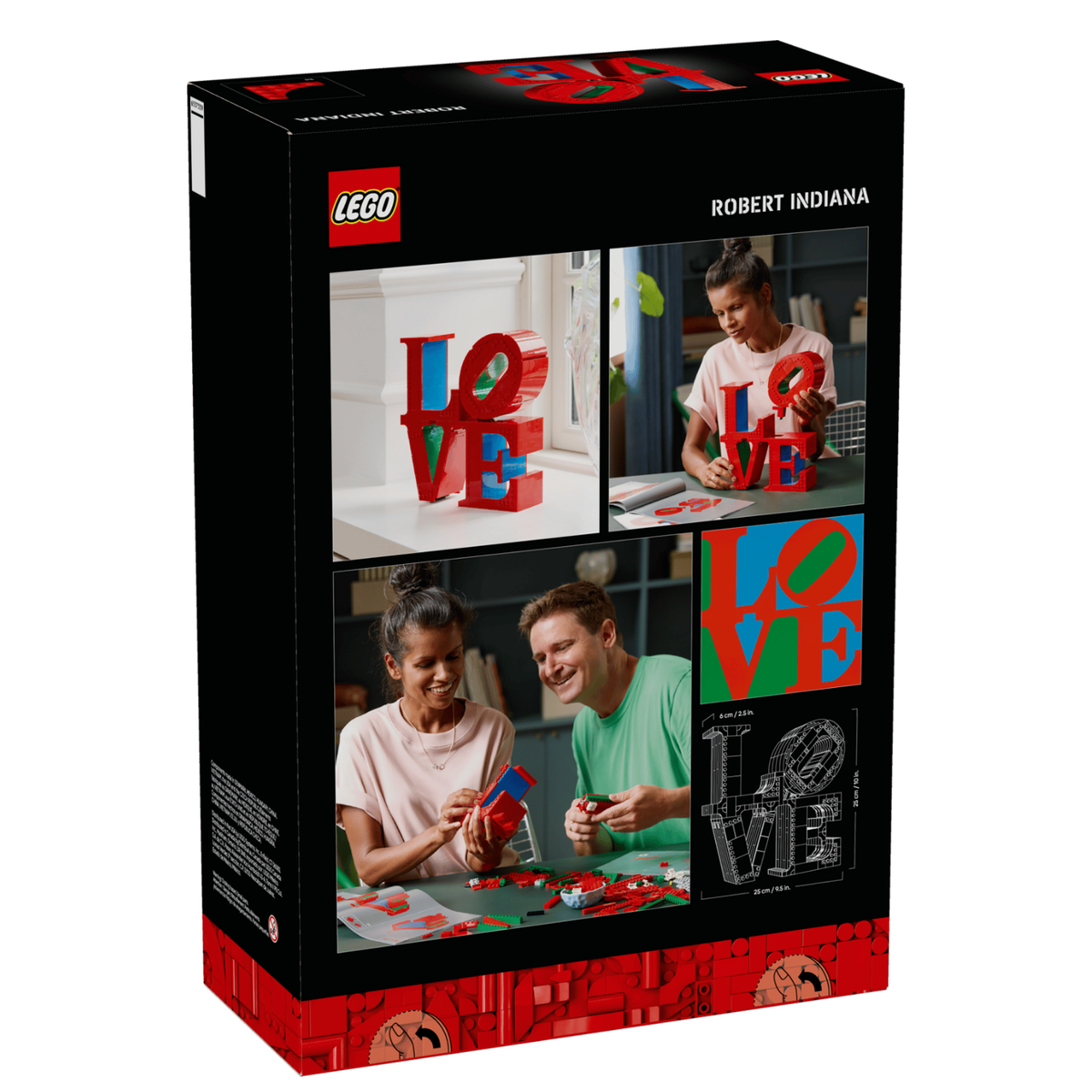 LEGO Art Love 31214 Building Kit (791 Pieces)