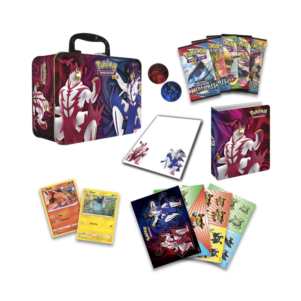 Pokemon Collector Chest Spring 2021: Single Strike Tepig/Rapid Strike Shinx