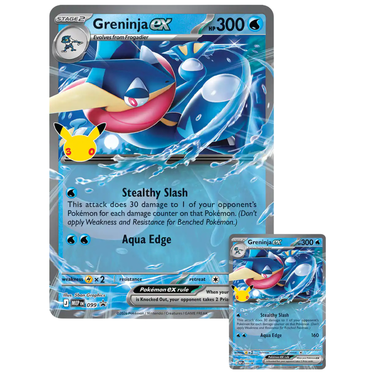 Pokemon 30th Celebration Greninja ex Box