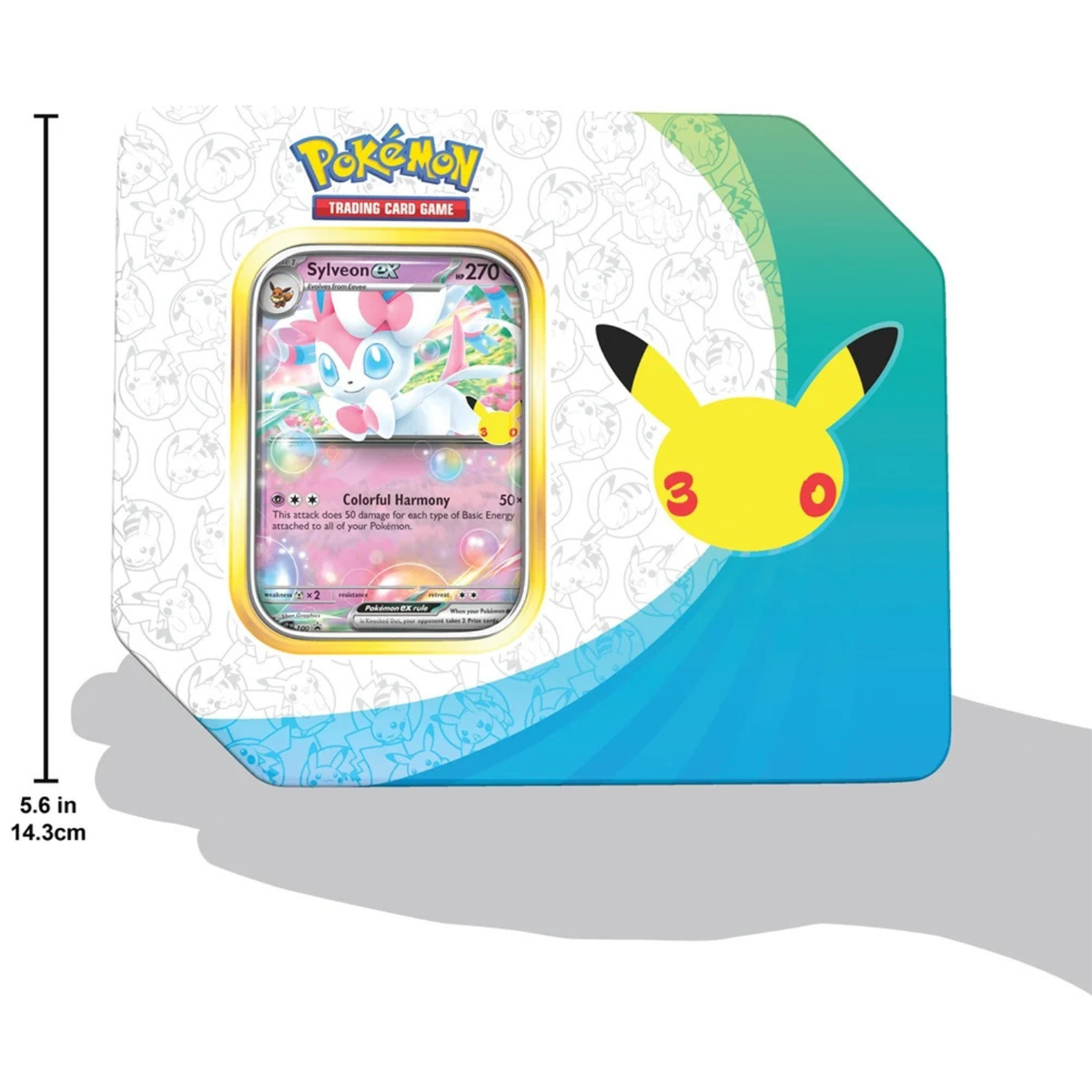 Pokemon 30th Celebration Sylveon ex Tin