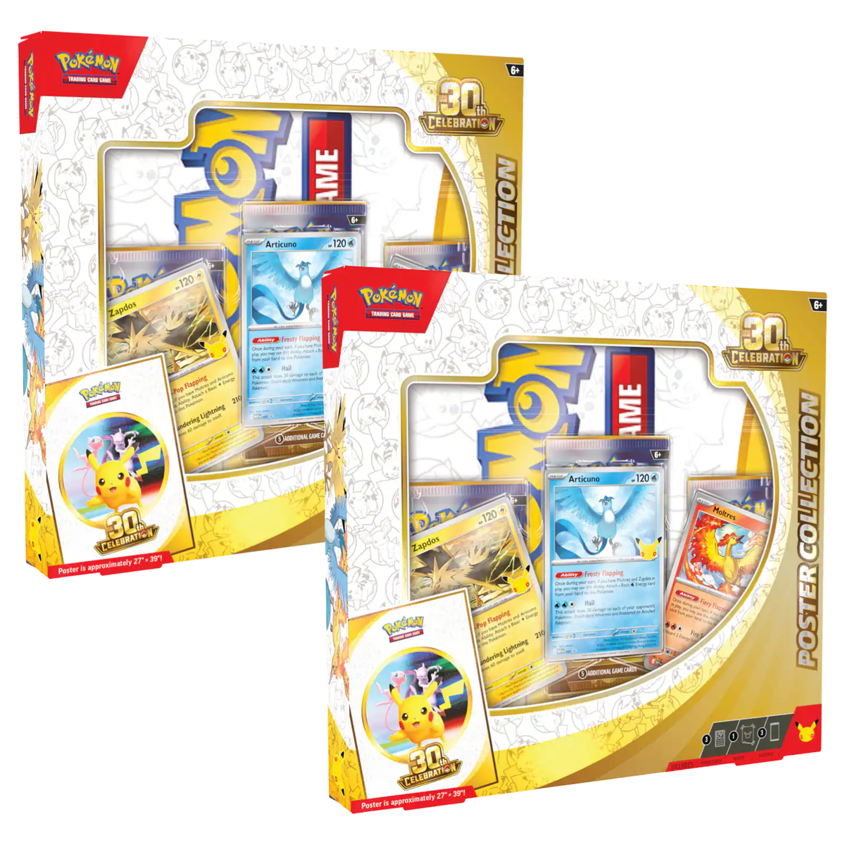 Pokemon 30th Celebration Poster Collections (2-Pack)