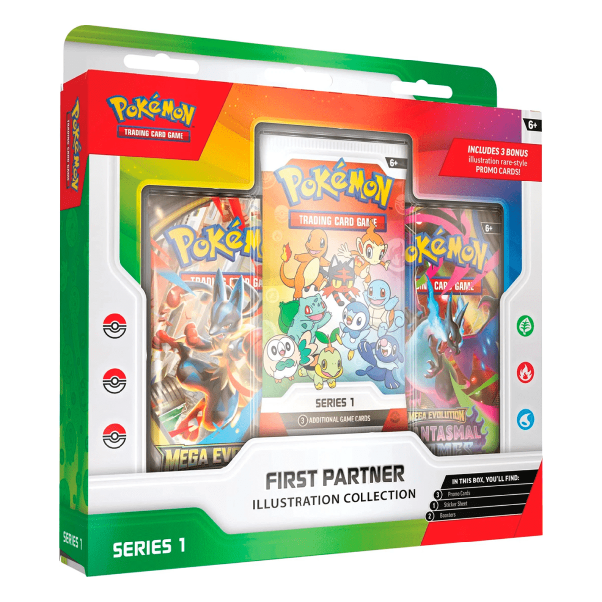 Pokemon First Partner Illustration Collections - Series 1 (2-Pack)