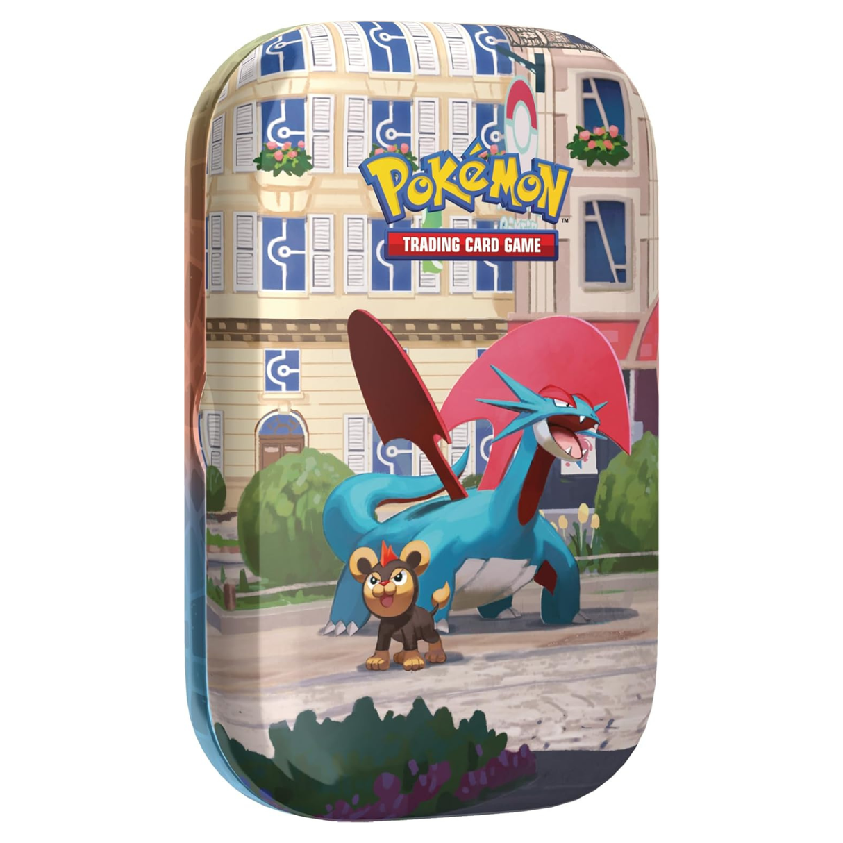 Pokemon Lumiose City Mini Tin | Salamence and Litleo
