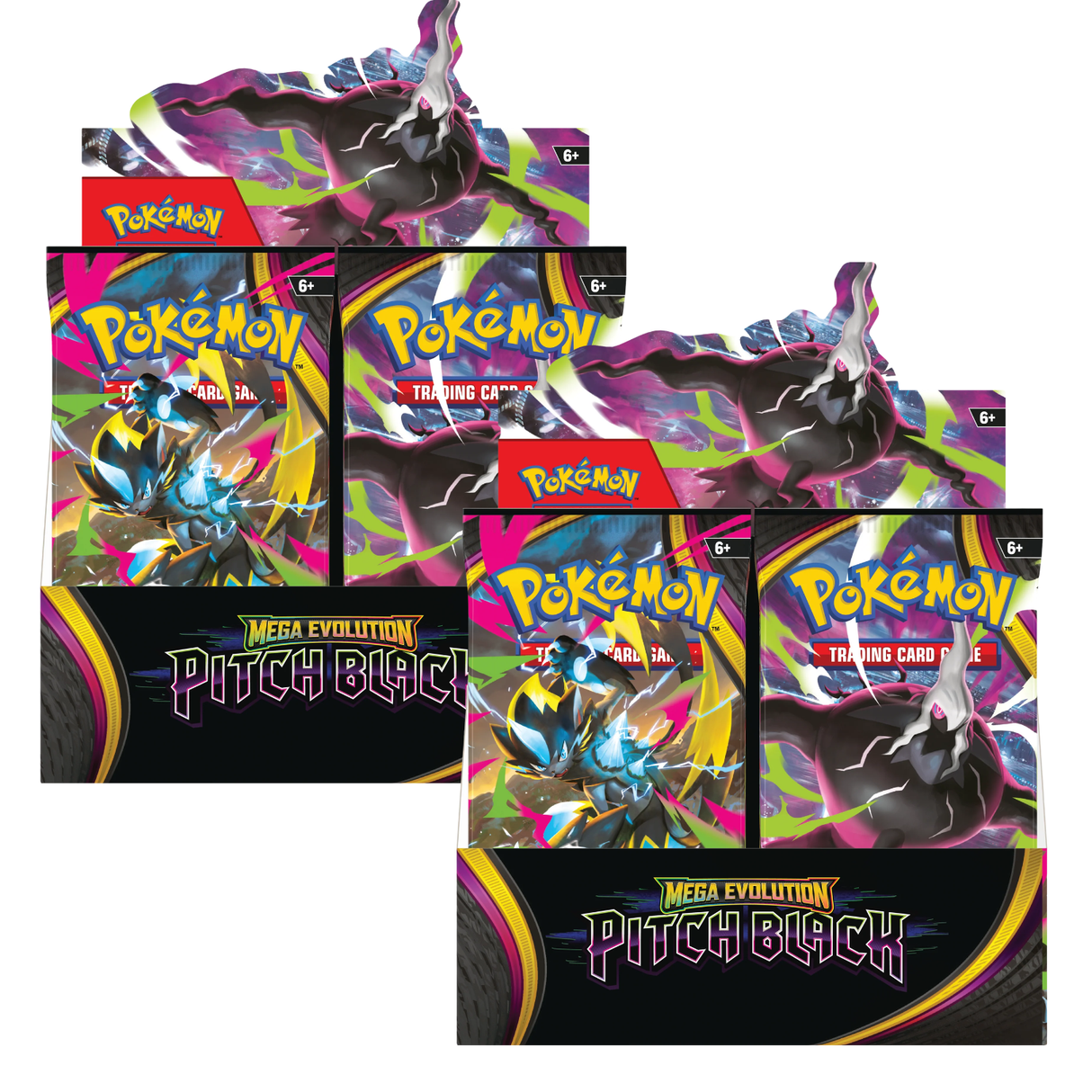 Pokemon ME5 Mega Evolution Pitch Black Booster Boxes (2-Pack)