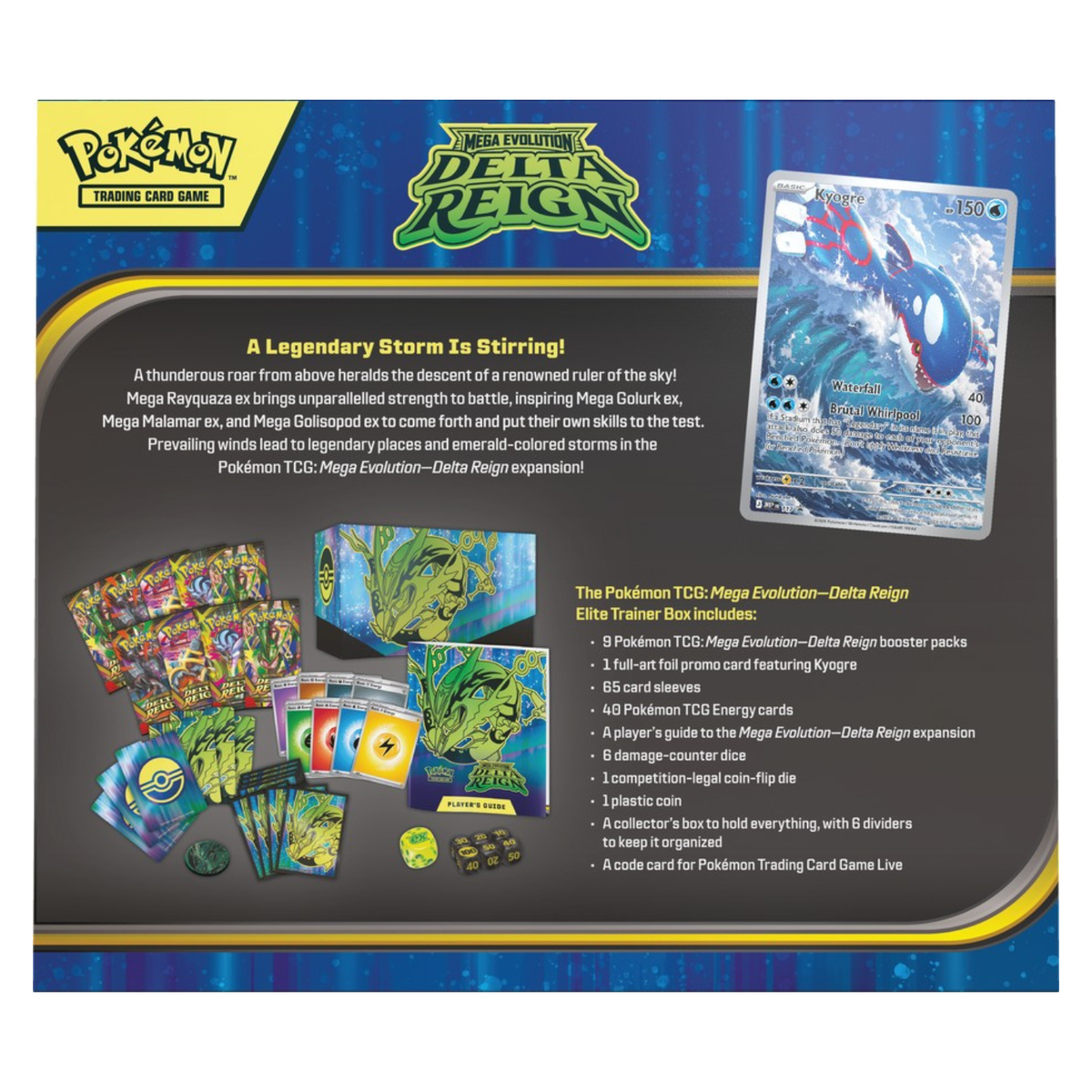 Pokemon ME6 Mega Evolution Delta Reign Elite Trainer Box