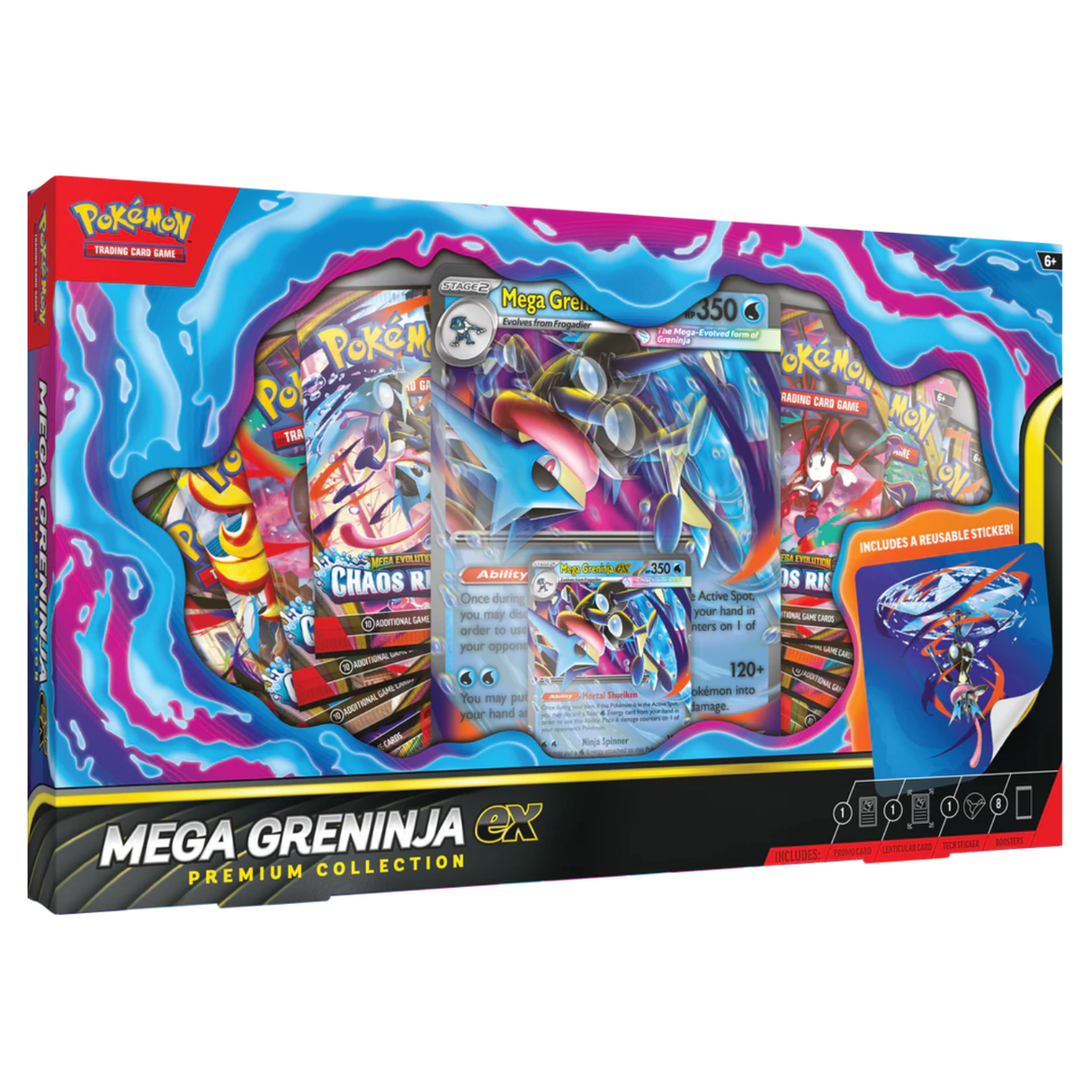 Pokemon TCG: Mega Greninja ex Premium Collections (2-Pack)