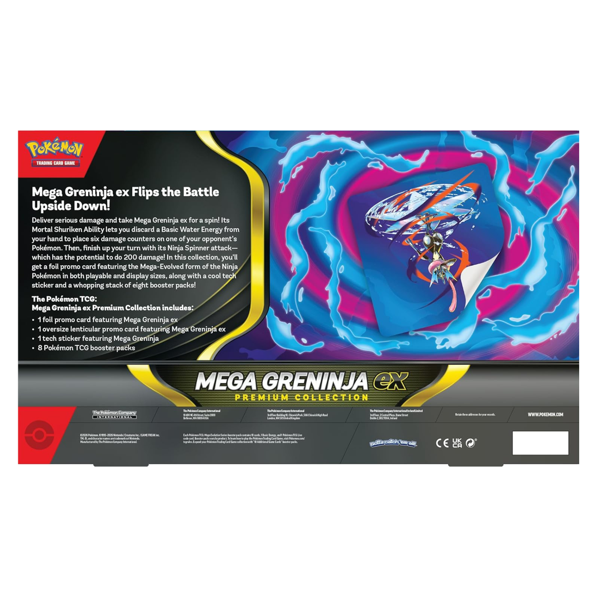 Pokemon TCG: Mega Greninja ex Premium Collection
