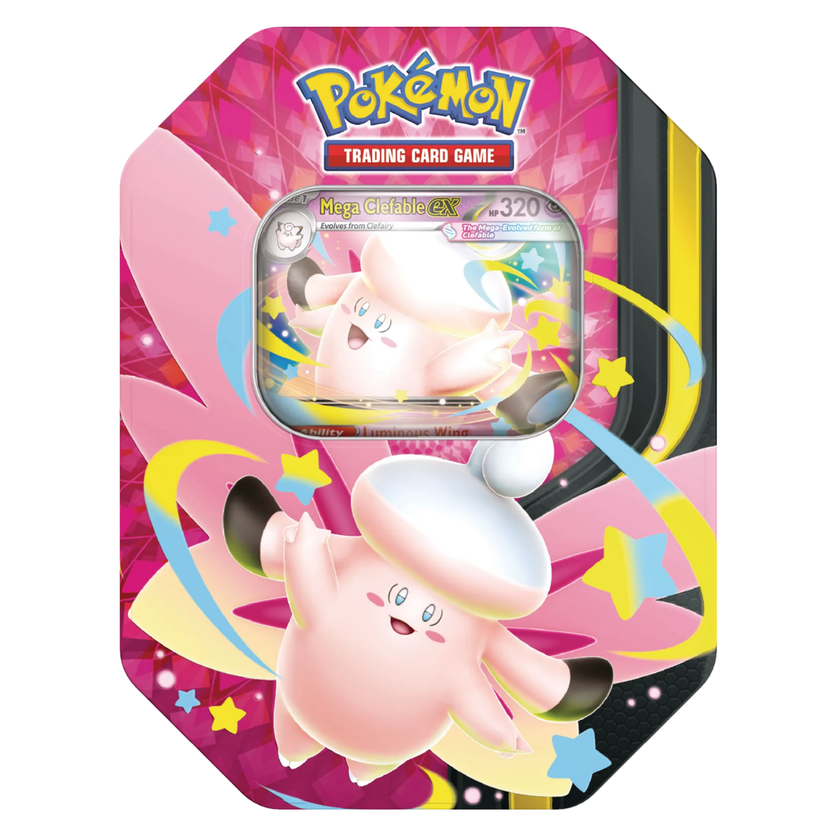 Pokemon Mega Moonlit Tin | Mega Clefable ex