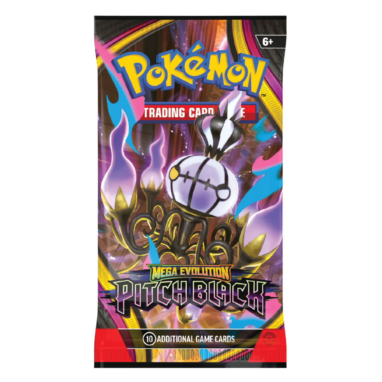Pokemon ME5 Mega Evolution Pitch Black Booster Pack | Mega Chandelure ex