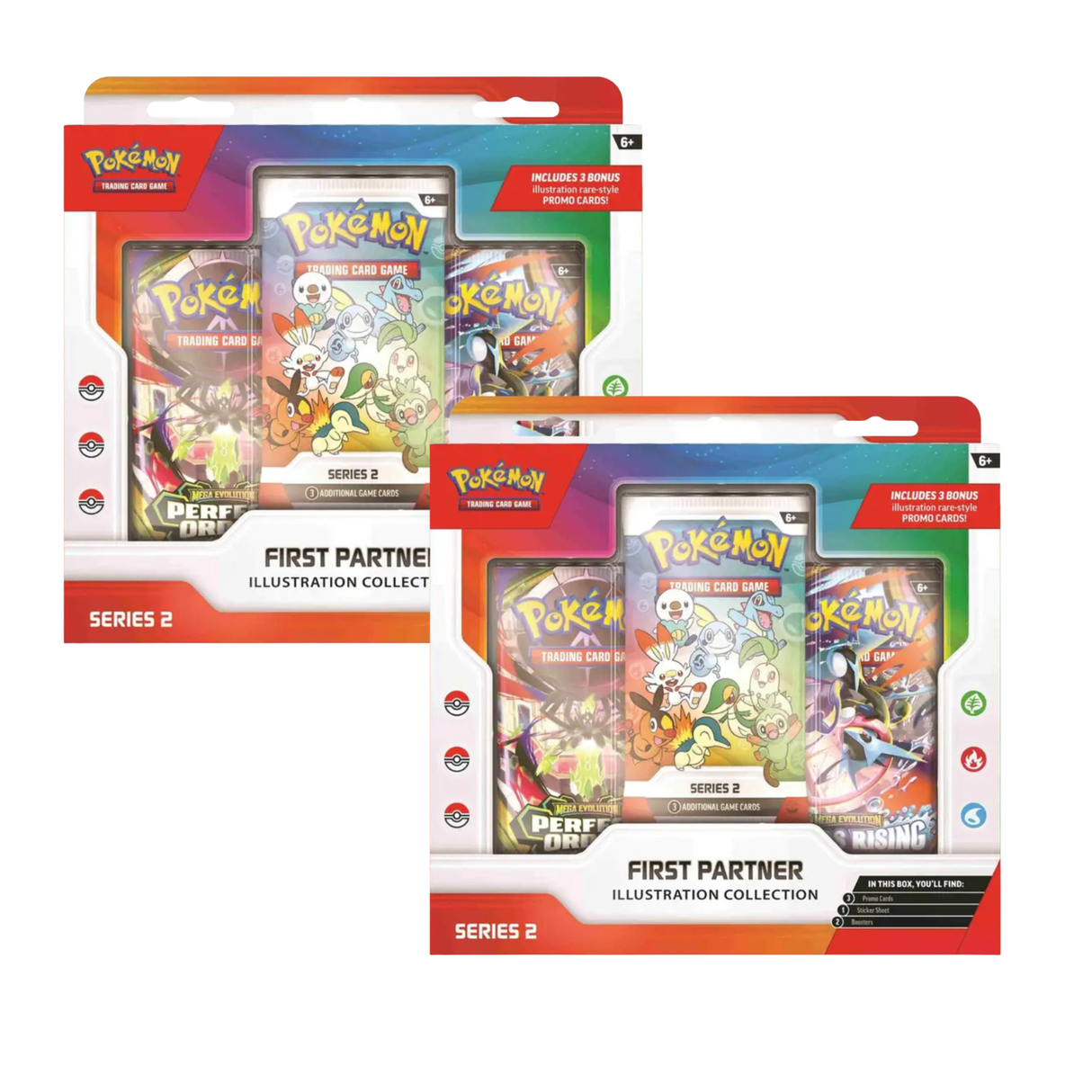 Pokemon First Partner Illustration Collections - Series 2 (2-Pack)