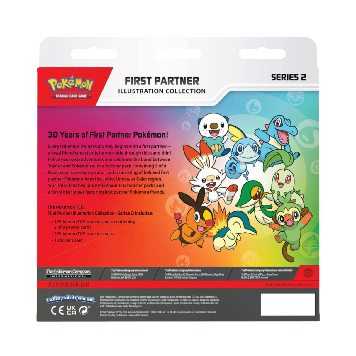 Pokemon First Partner Illustration Collections - Series 2 (2-Pack)