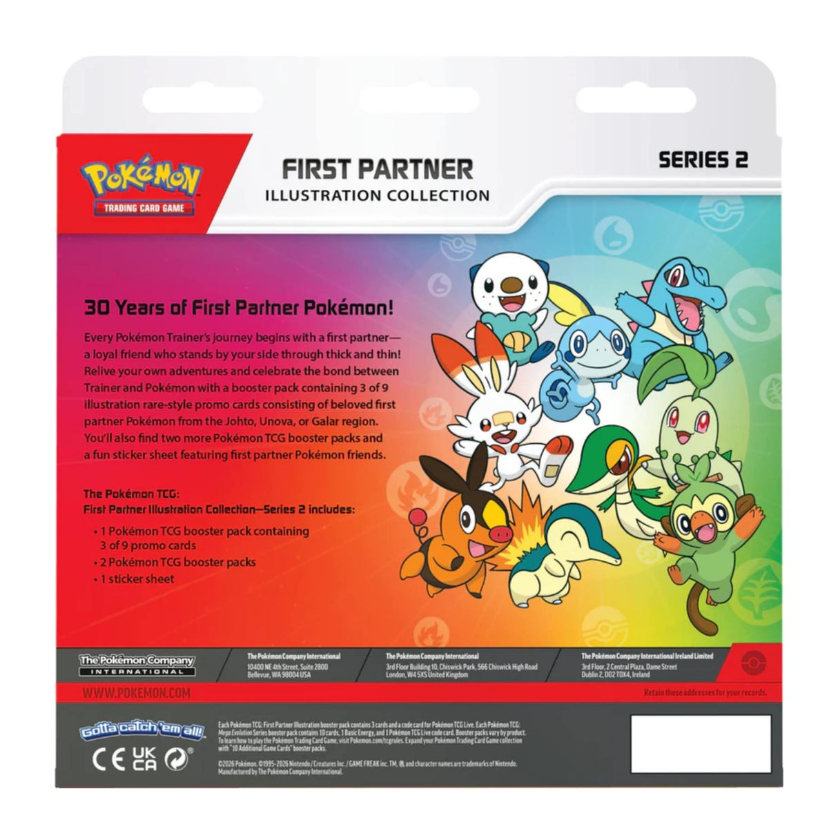 Pokemon First Partner Illustration Collection (Series 2)