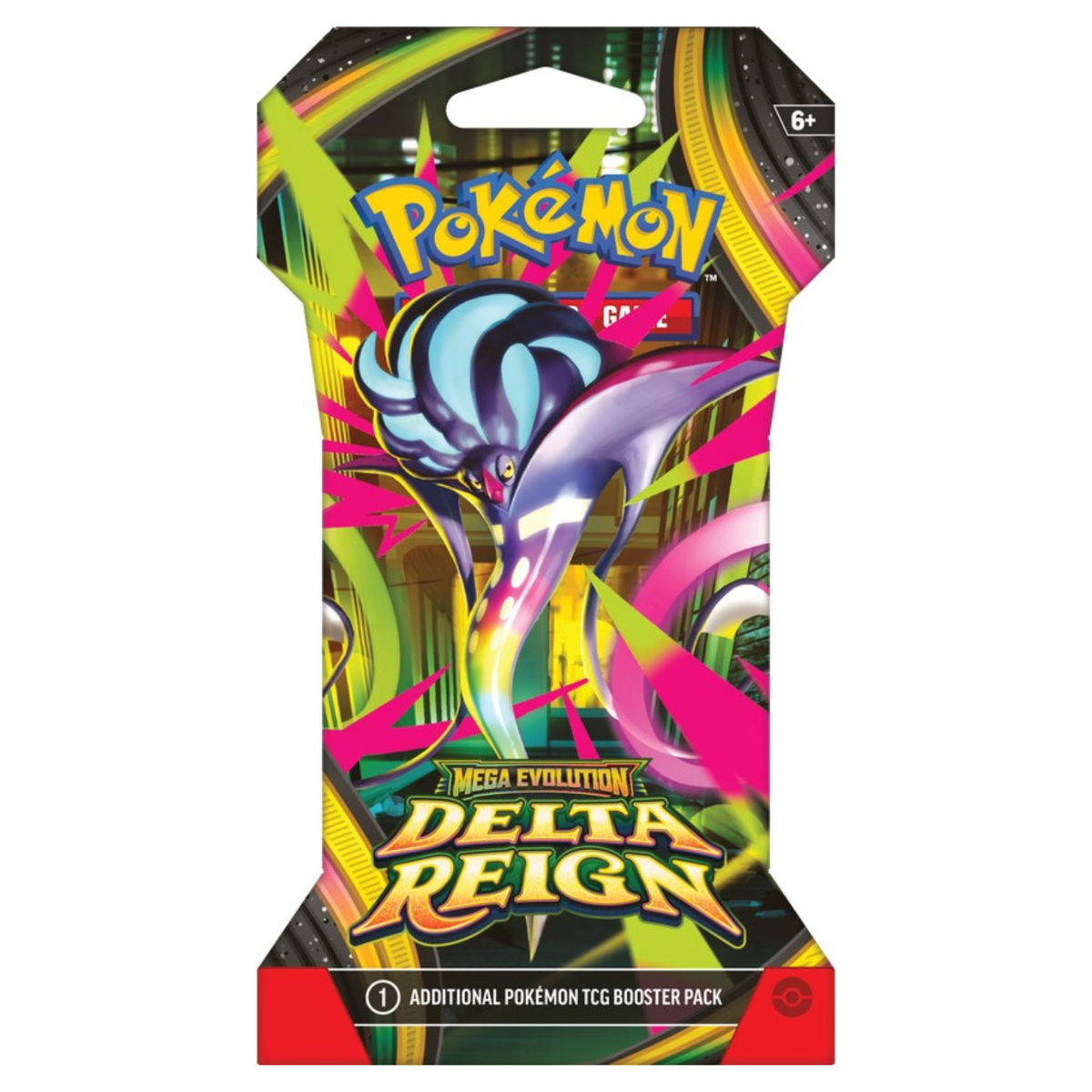 Pokemon ME6 Mega Evolution Delta Reign Art Set | 4 Sleeved Booster Packs (One of Each Artwork)