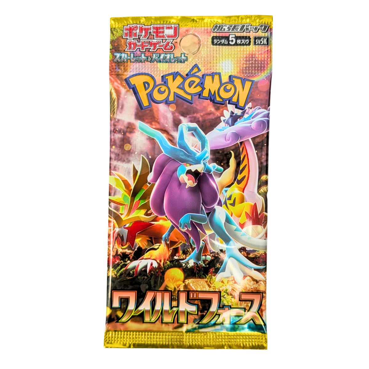 Pokemon SV5K Scarlet & Violet Wild Force Booster Box (Japanese Version)