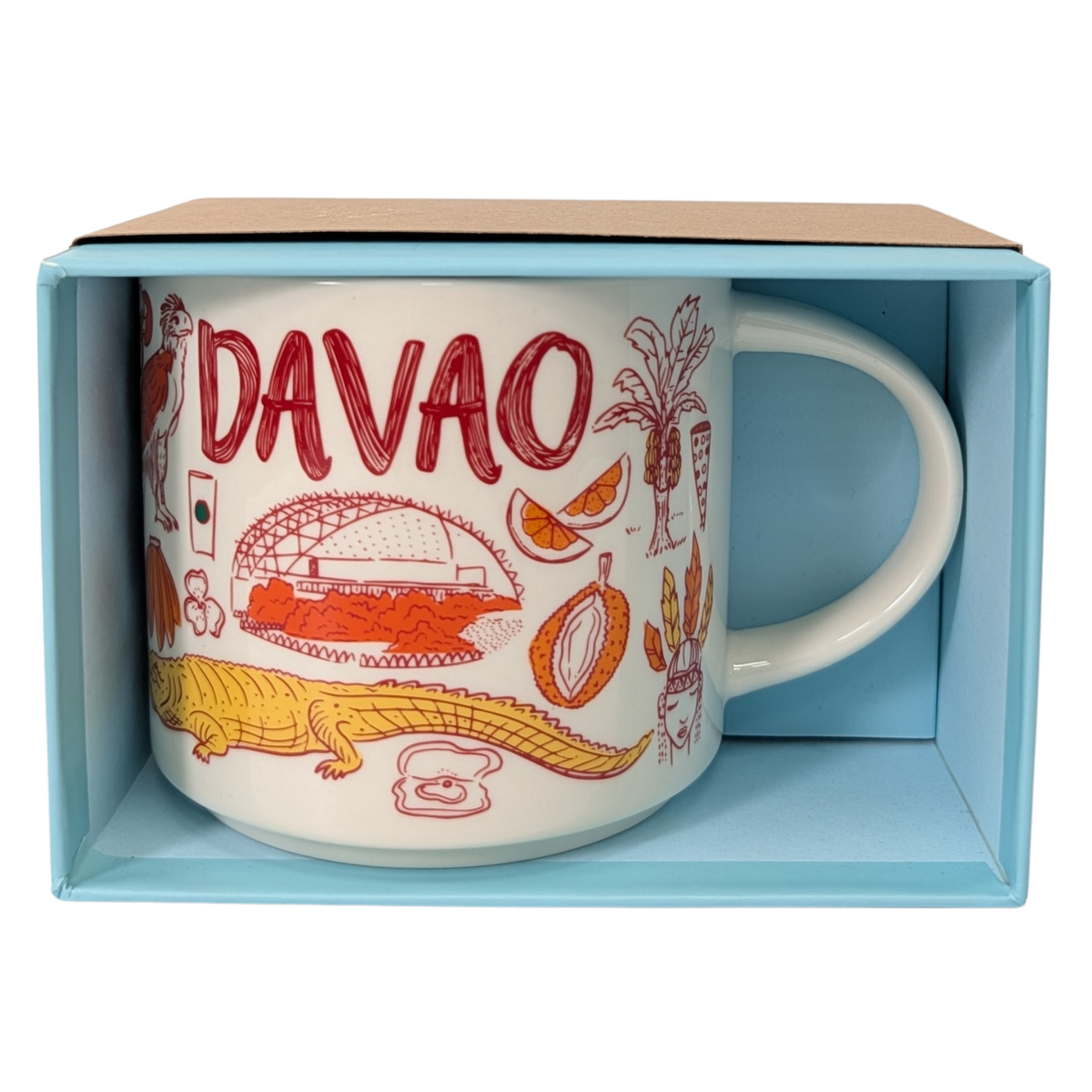 Starbucks Been There Series Davao Ceramic Mug, 14 Oz