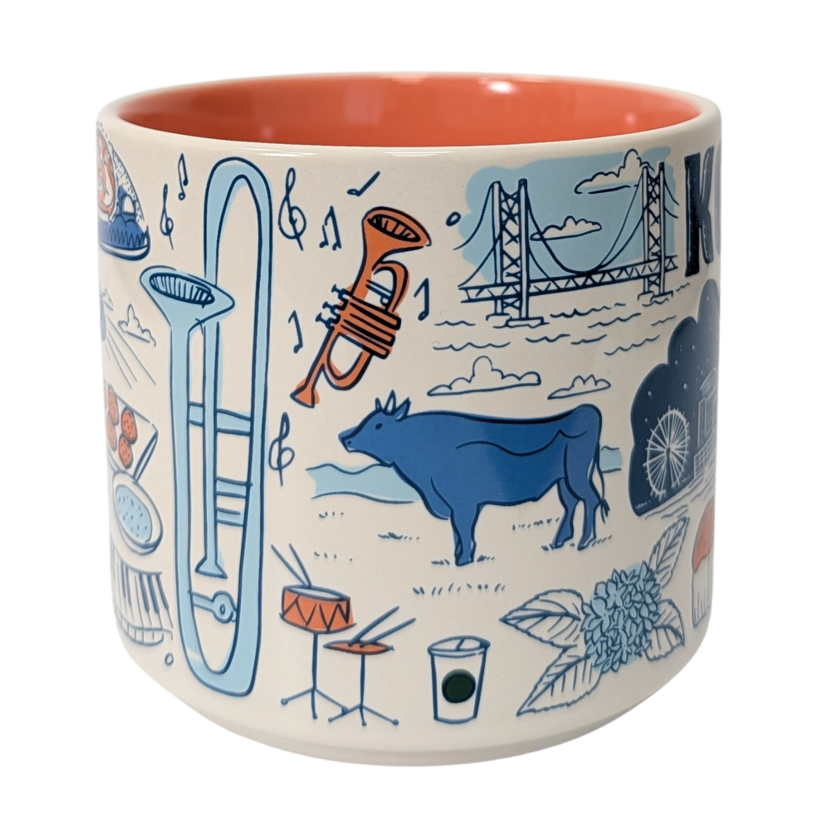 Starbucks Been There Series Kobe Ceramic Mug, 14 Oz