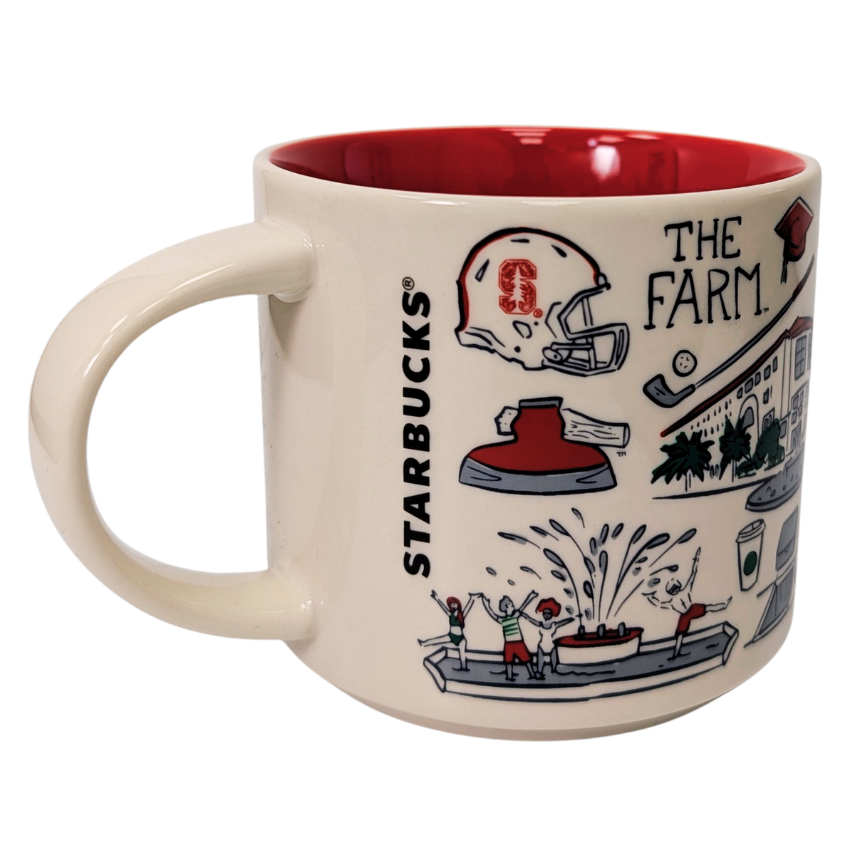 Starbucks Been There Series Campus Collection Stanford University Ceramic Mug, 14 Oz