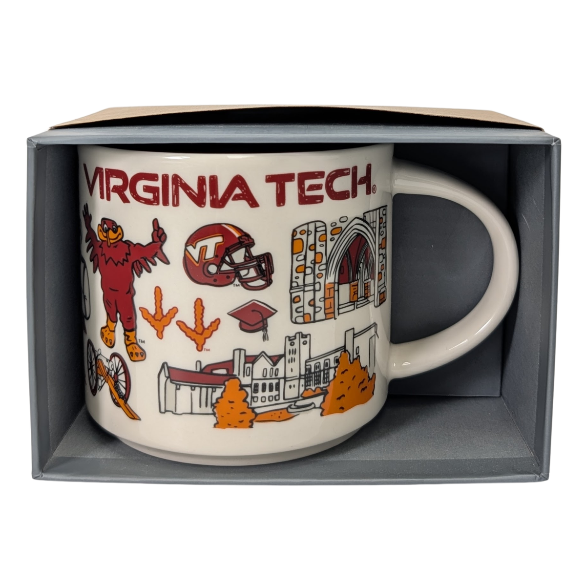 Starbucks Been There Series Virginia Tech Ceramic Mug, 14 Oz