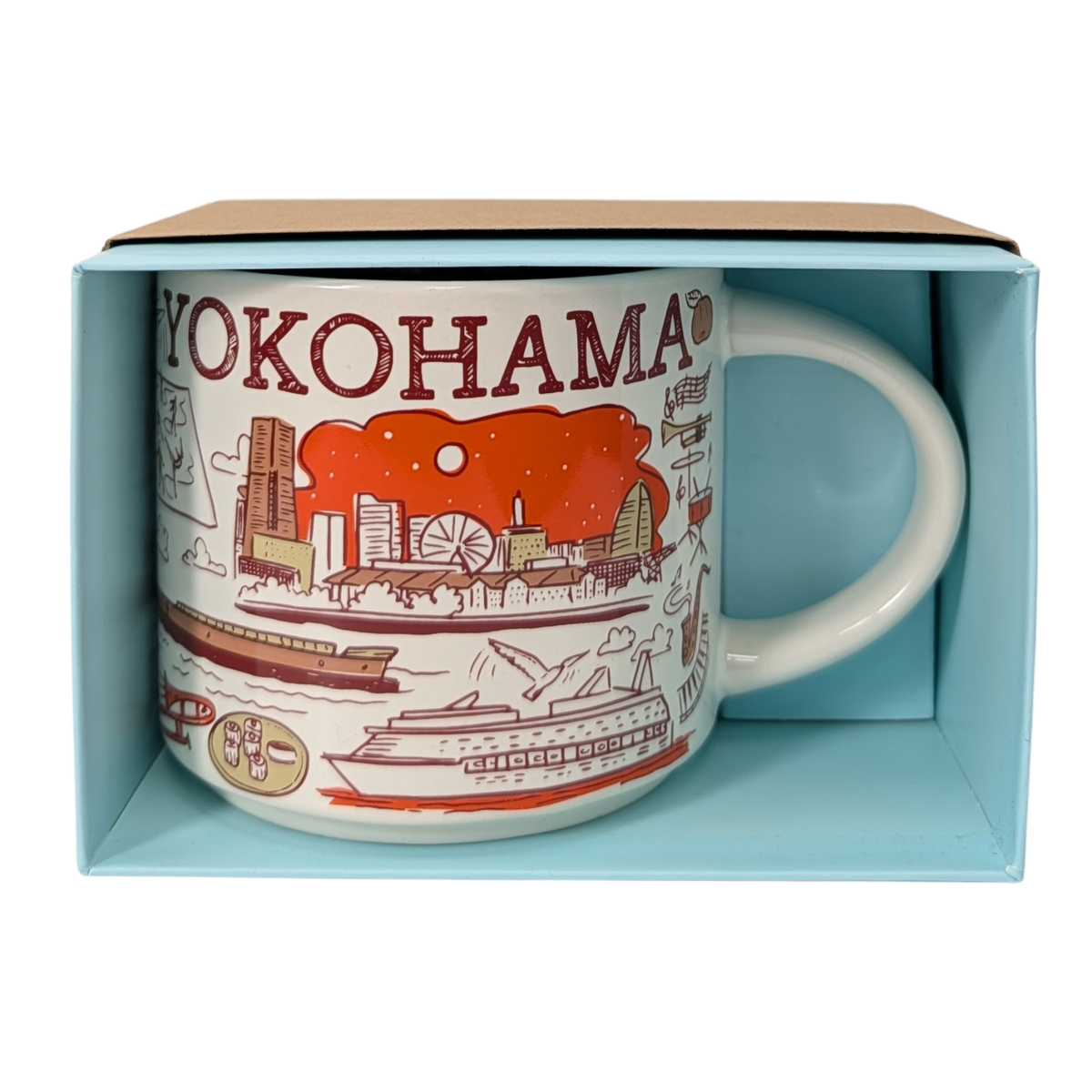 Starbucks Been There Series Yokohama Ceramic Mug, 14 Oz