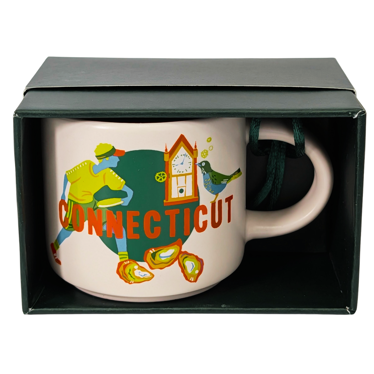 Starbucks Discovery Series Connecticut Ceramic Demitasse Ornament Mug, 2 Oz
