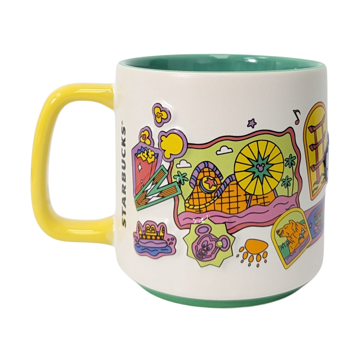Starbucks Discovery Series Disney California Adventure Ceramic Mug, 14 Oz