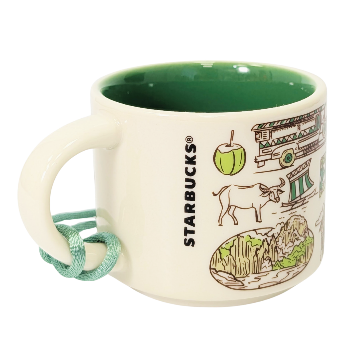 Starbucks Been There Series Philippines Ceramic Demitasse Ornament Mug, 2 Oz