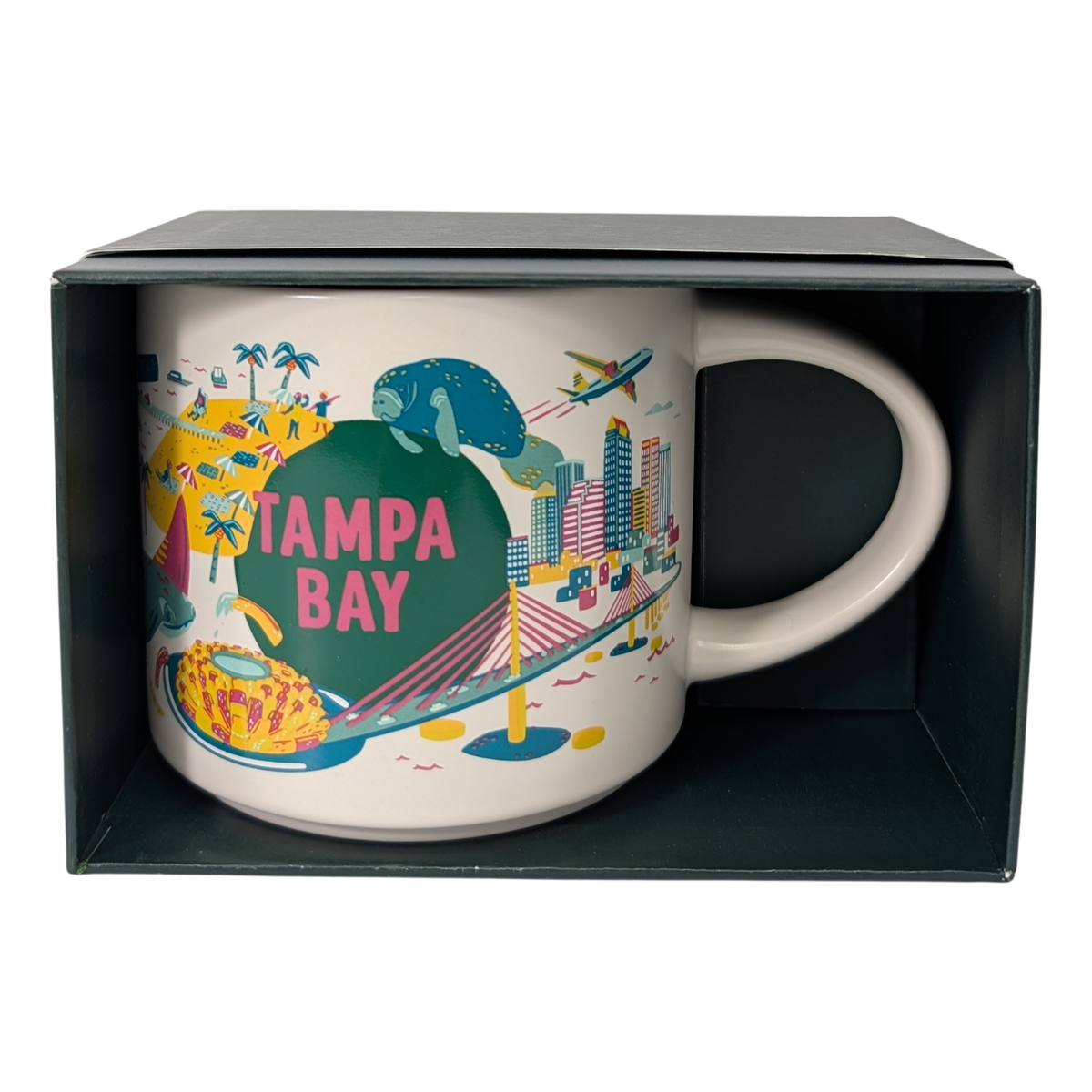 Starbucks Discovery Series Tampa Bay Ceramic Mug, 14 Oz