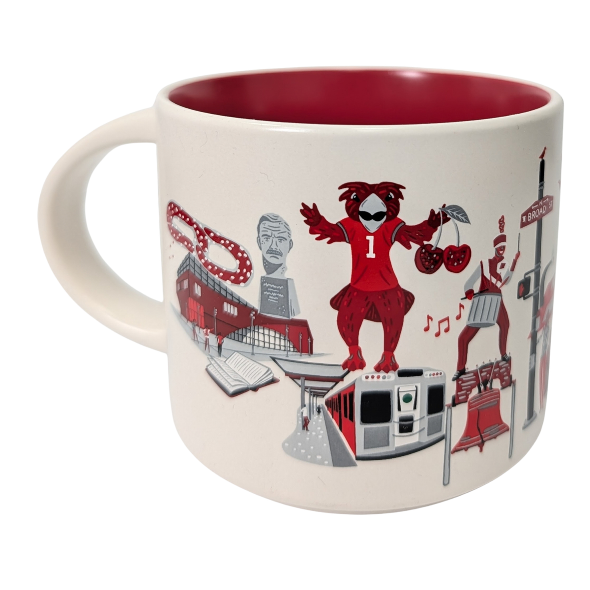 Starbucks Discovery Series Campus Collection Temple University Ceramic Mug, 14 Oz