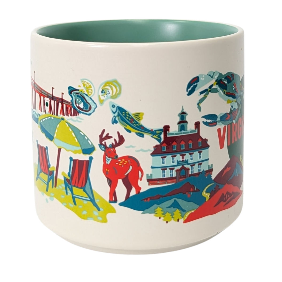 Starbucks Discovery Series Virginia Ceramic Mug, 14 Oz