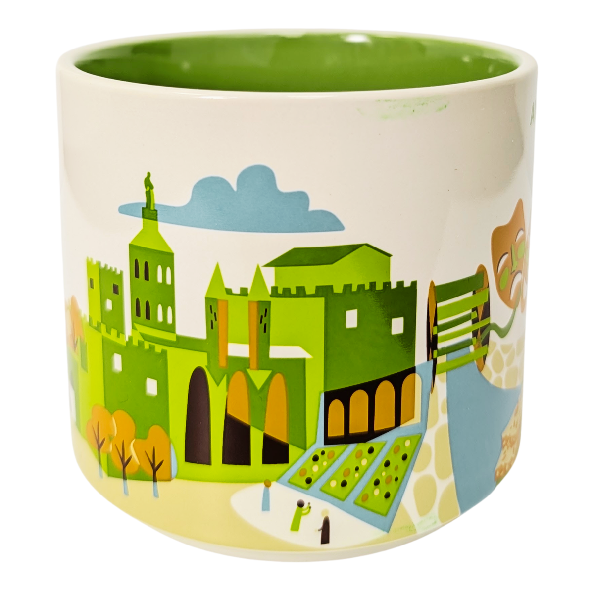 Starbucks You Are Here Series Avignon Ceramic Mug, 14 Oz