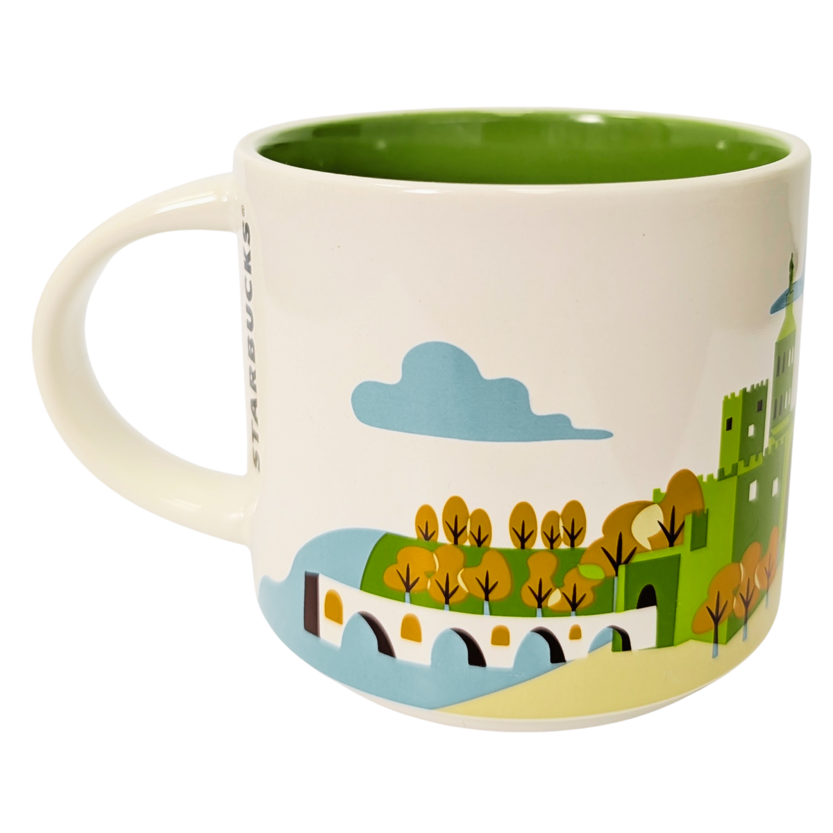 Starbucks You Are Here Series Avignon Ceramic Mug, 14 Oz